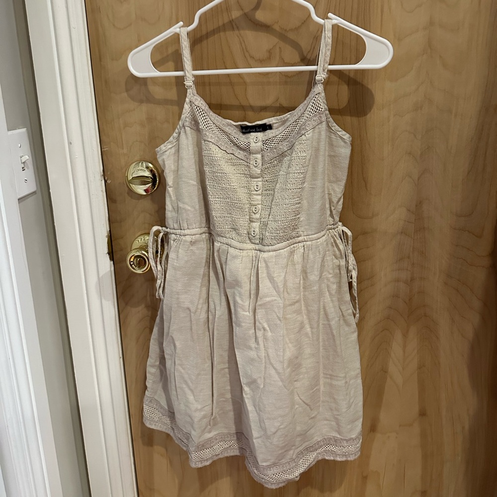 Size Large Beige Mustard Seed Dress